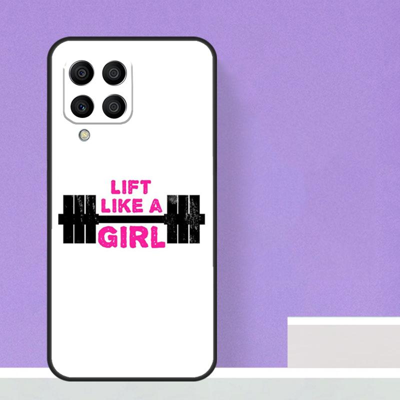 Fitness Girl Gym For Samsung Galaxy M13 M33 M53 M12 M32 M52 M14 M34 M54 M20 M51 M21 M30s M31s M15 M55 Case