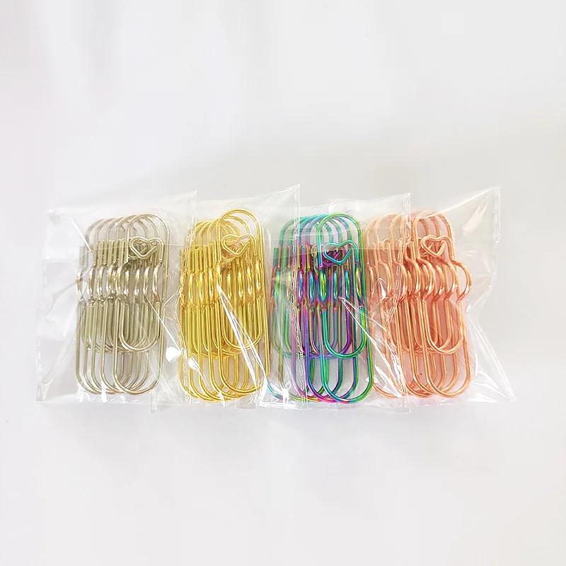 1pcs Multi-functional Metal Paper Clips with Pen Holder Binder Clips School Office Learning Supplies Stationery