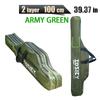 JOSBY 182CM-60CM Retractable Foldable Portable Waterproof Multi-Layer 2 3 Layer Oxford Cloth Fishing Rod Gun Bag Box Convenient
