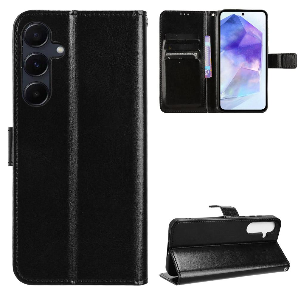Case for Samsung Galaxy A35 5G Leather Phone Case with Card Holder TPU Inner Shell