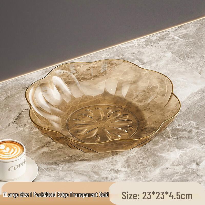 ZISIZ Transparent Fruit and Snack Plate