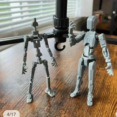 Multi-Jointed Movable Shapeshift Robot Lucky 13 Figure Toys 3D Printed Mannequin Dummy Figure Kids Adults Parent-children Game