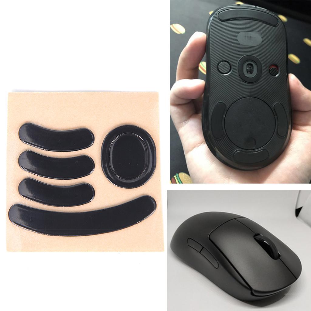 1Set Mouse Feet Mouse Skates Stickers Pad Rounded Glides Curved Edges Feet Replacement for G Pro Wireless Mouse