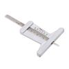 Stainless Steel Tire Tread Depth Gauge Precise Measurement 0-50mm Depth Gauge Vehicle Inspection Automotive Inspection Tool