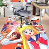 Sailor Moon Teamup Carpet For Playroom Bedroom Living Room Sofa Home Decorkids Game Area Rug Nonslip Floor Mat