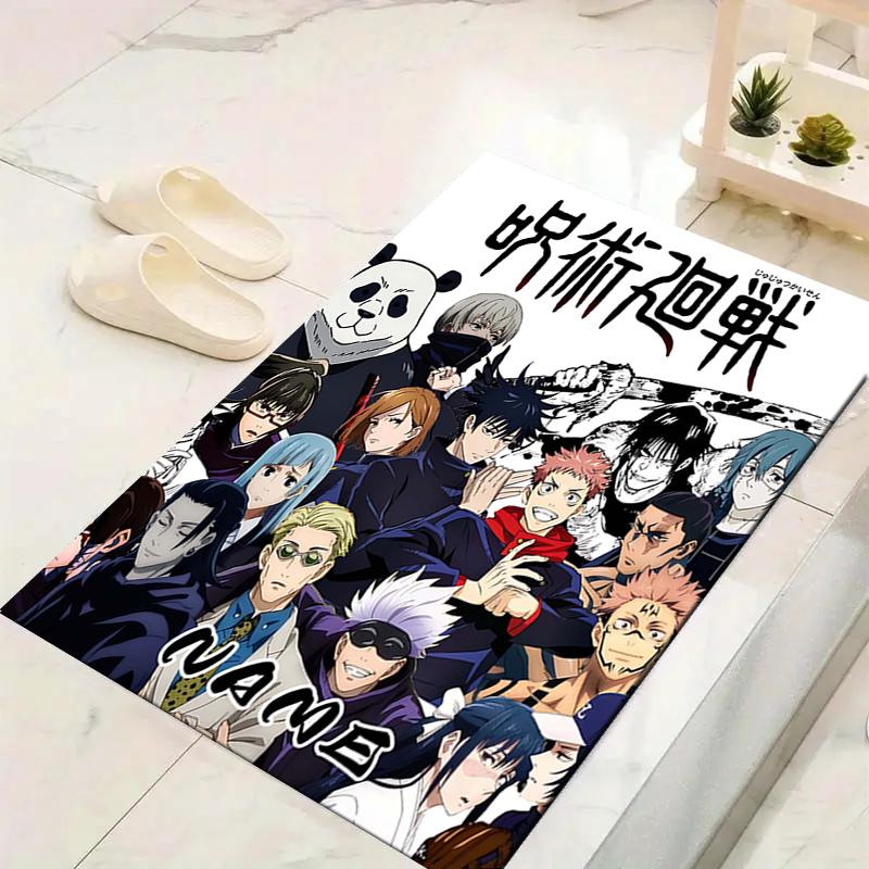 Custom 1Pc Jujutsu Kaisen Magic Battle Rug Office Carpet Indoor Outdoor Entrance Doormat Nonslip Soft And Comfortable Living Room D2915151
