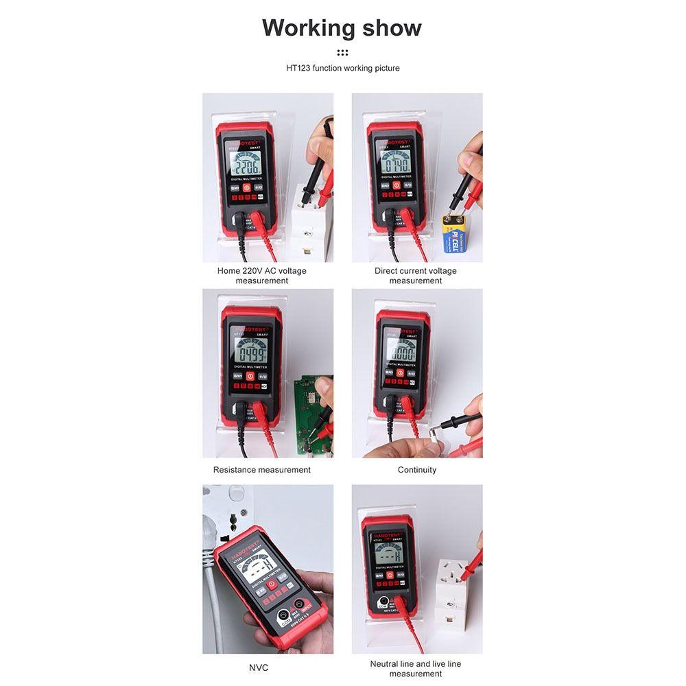 2000 Count Digital Multimeter AC/DC Voltage Continuity Tester  Professional Use