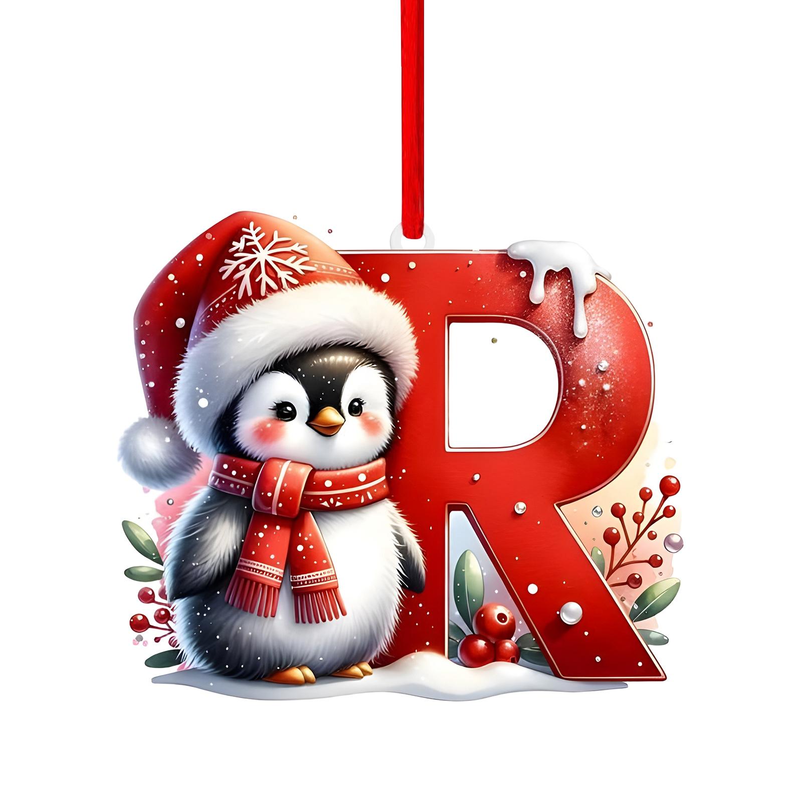 

26 букв,Рождество,Украшения,Акрил,1 One Size