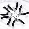 Stainless Steel Needle Nose Pliers Mini Curved Nose Pliers Jewelry Making Hand Tool for DIY Jewelry Making Handcraft Tools