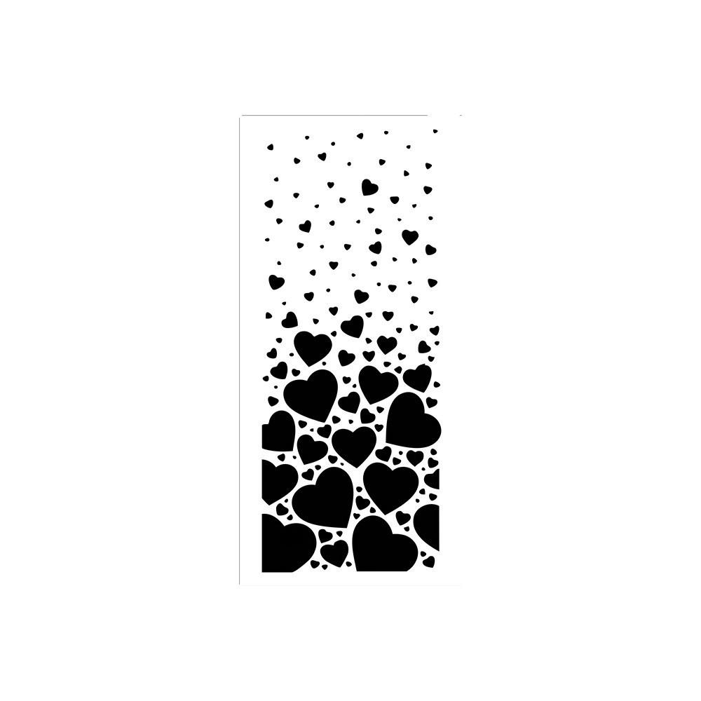 Love Pattern Drawing Stencil: PET Material for Journal Decoration & Spray Painting