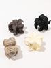 5 Pcs 4Cm Flower Clip Back Of Head Plate Hair Clip Shark Clip For Women And Girls Premium Durable Quality Useful