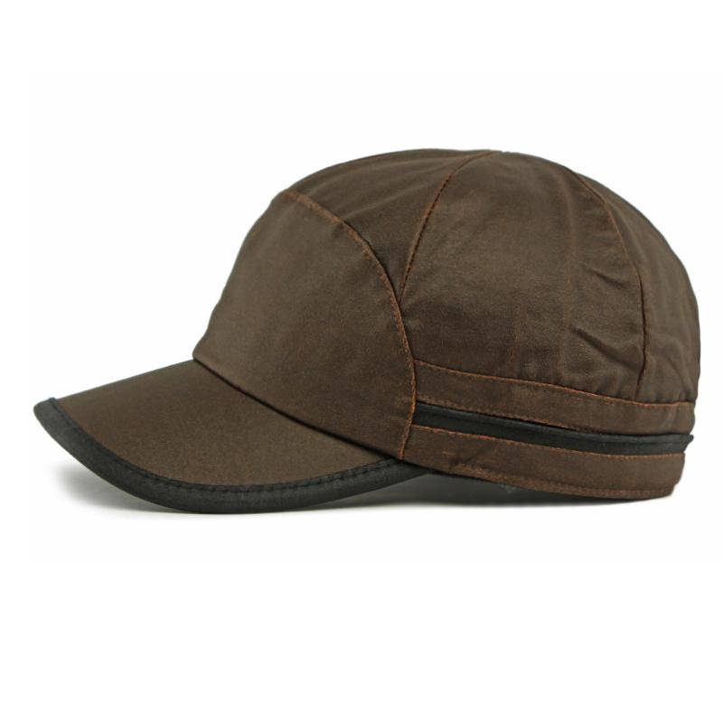 Vintage Cap Men Autumn Winter  Thick Warm Baseball Cap