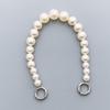 Pearls Chain Strap Short Purse Chain Replacement Pearls Handle Strap Beaded Purse Chains for Purse Handbag Wallet Phone