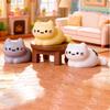 8 Pc Cartoon Cat Miniature Figure Resin Mini Size Cat Model Ornaments Tiny Design Adorable Kitten Micro Landscape Ornament