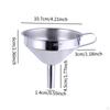 Kitchen Oil Funnel Gadgets Leakproof Strainer with Detachable for Bottle Canning Filling