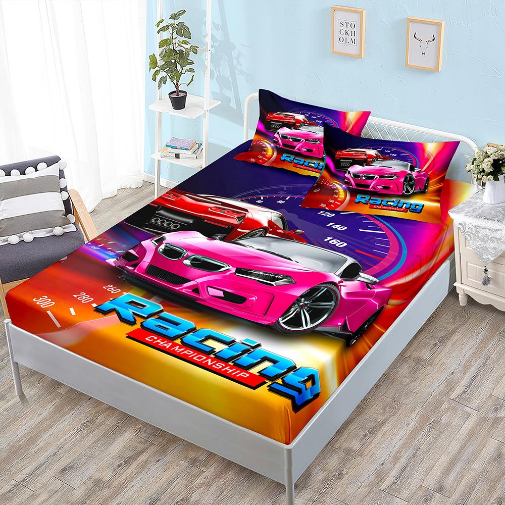 Three-Piece Car Racing Mattress, Mattress Cover, Four-Piece Mattress Protective Cover