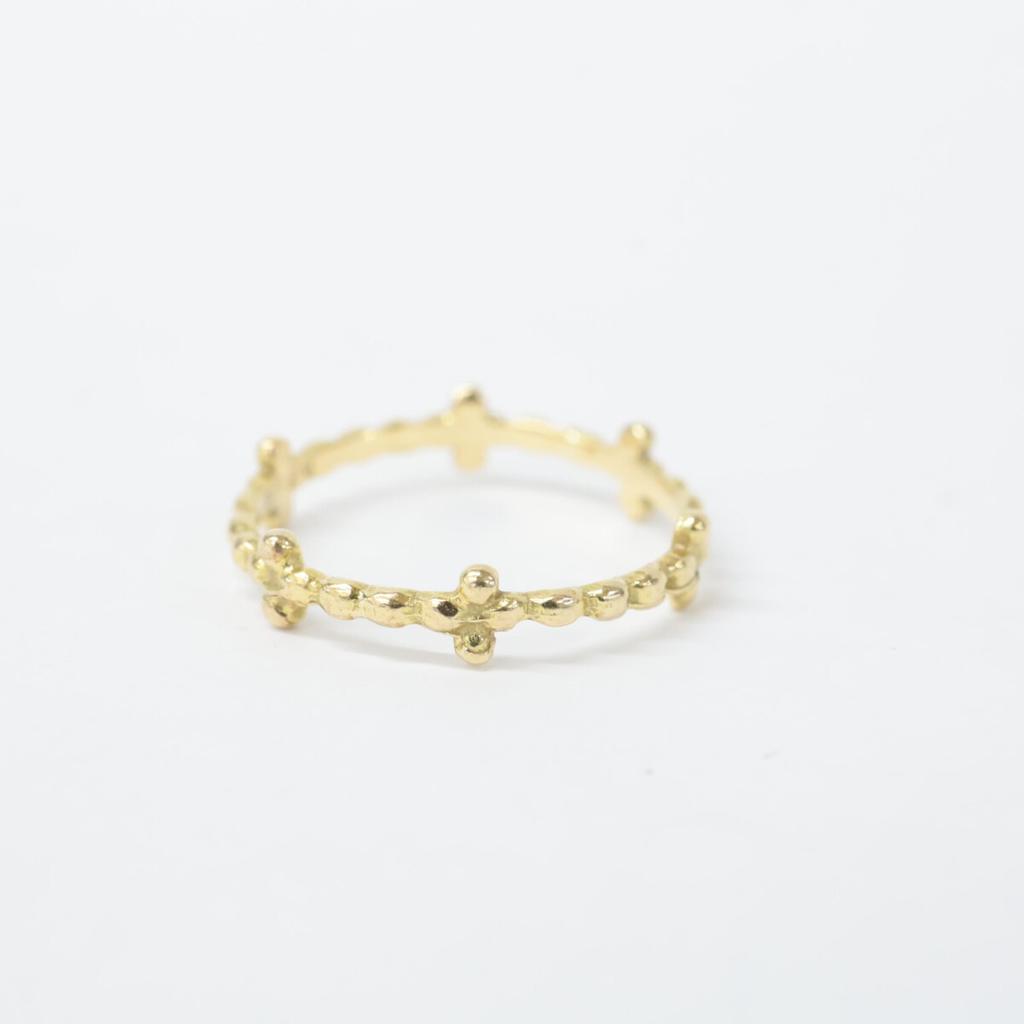 GIGI [Excellent condition] H10014 K18 HELIOS / Etruria ring Ring ring Yellow GoldUsed