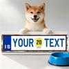 Personalized 2D Iceland Aluminum Sign Custom Text Home Wall Decor Metal Plate
