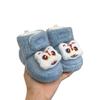 Winter Fleece-Lined Soft Sole Baby Boots: Non-Shedding & Warm for Newborns (0-1 Year) – Unisex, Festive Design