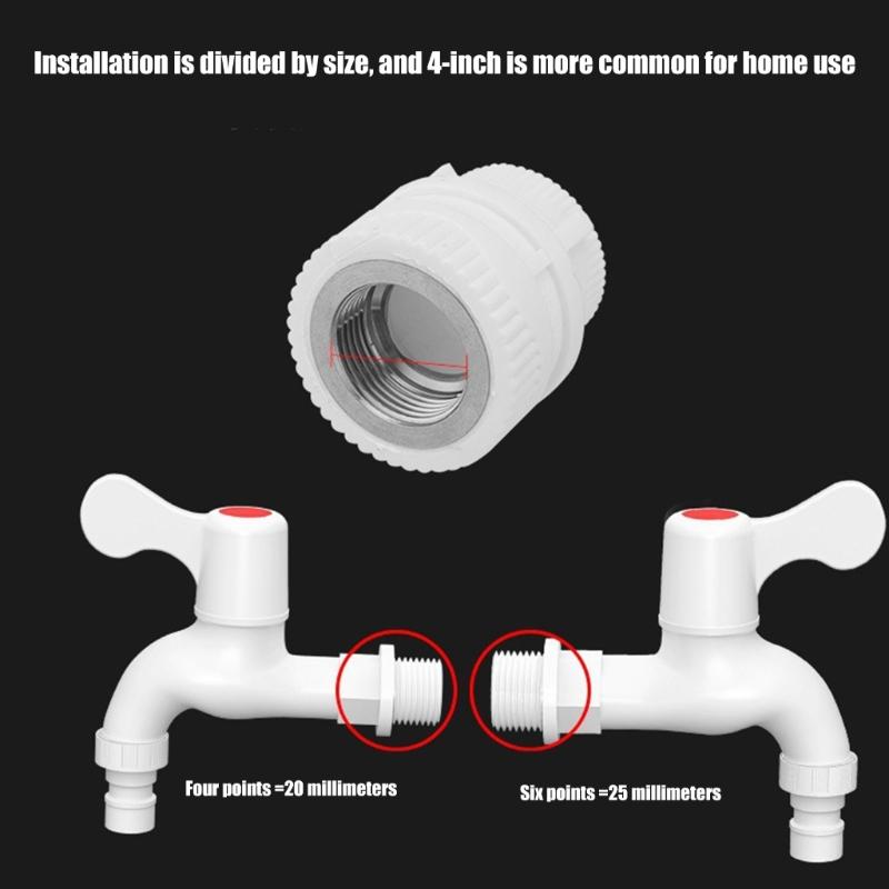 Auslaufsicheres rissfestes Badezimmerarmatur-Set Robuste Kunststoff-Waschbeckenarmatur-Beschläge Einfache Installation für den Heimgebrauch