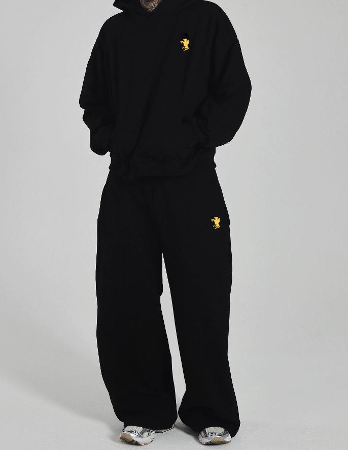 Y2K Retro Hoodie & Sweatpants Set - European & American Street Style
