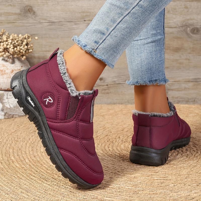 Cotton Shoes Women Casual Sports Warm Women Cotton Shoes Comfortable Padded Thickened Home Snow Boots