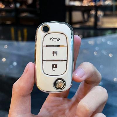 3 Buttons Tpu Key Case Cover For Lada Vesta Granta Xray Kalina Priora Sedan Sport For Renault Fluence Clio Megane For Mercedes