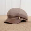 Octagonal beret women's autumn and winter retro British face small casual versatile newsboy duck tongue painter hat