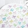 Jelly Color Ice Transparent Bowknot Nail Art Accessories Resin 3D Small Bow Versatile Ins Wearable Nail Decorations
