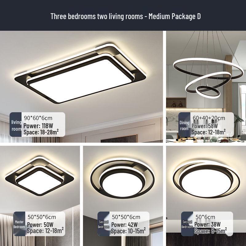 Modern Minimalist LED Rectangular Ceiling Light for Living Room, Hall, Bedroom, and Restaurant