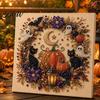 Artigianato Creativo per Feste di Halloween Fantasma Perla Sintetica Arte Kit Fai da Te, Pittura Artigianale Decorazione con Perline 3D Spettrale, Muro Gotico per Adulti Principianti Kit Festivo