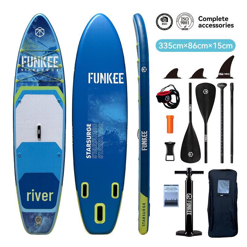 New SUP Inflatable Paddle Board for Surfing & Water Skiing