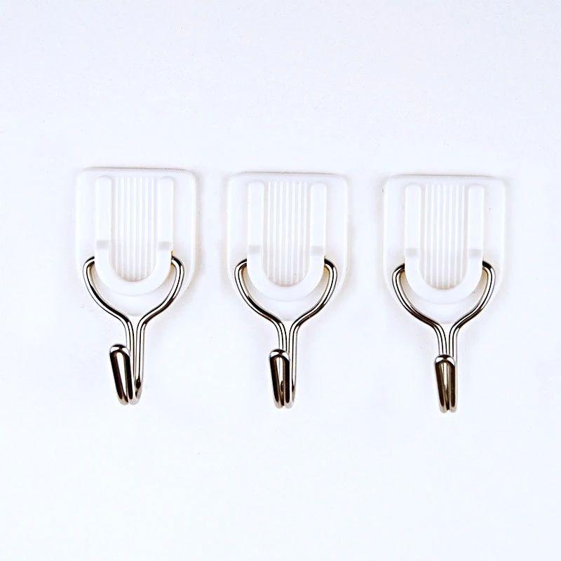 Premium Self Adhesive Hooks For Damage-free Wall Hanging In Kitchen And Bathroom