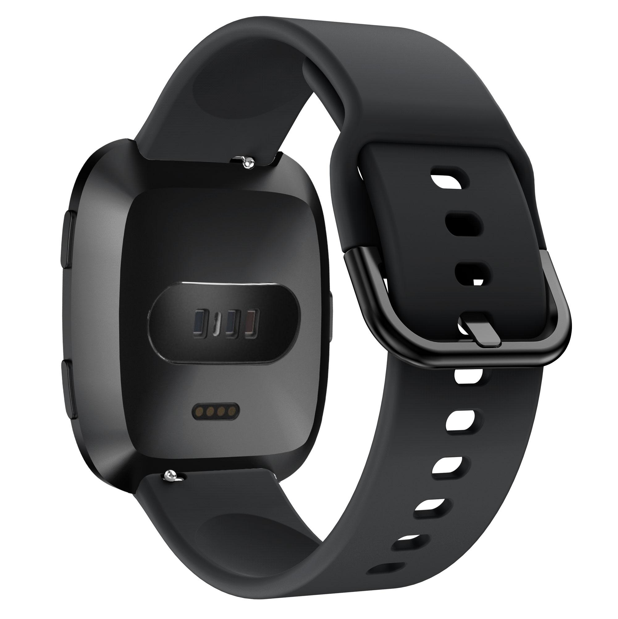 

Silicone Smart Watch Adjustable Watchband Replacement Watch Strap for Fitbit Versa/Versa 2 Yellow