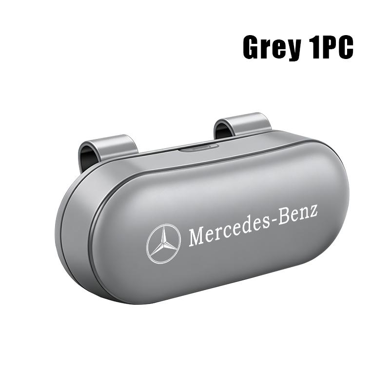 Car Visor Sunglasses Glasses Case Glasses Holder Clip Box For Benz AMG CLA CLS C180 C200 W204 W205 Exclusive A C E R V Class
