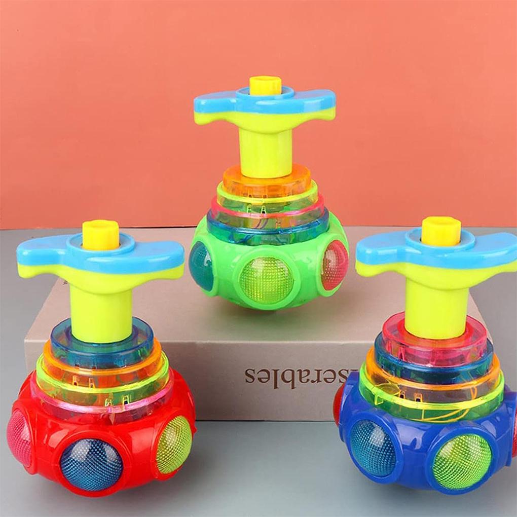 3pieces Gyroscope Toy Spinnings Tops 3pack/lot Wooden Autisms 3pcs Light Up Popular For Favors And Prizes Autisms