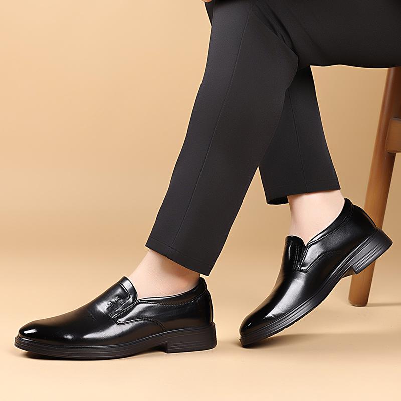 High Quality Casual Leather Oxford Shoes Mens Fashi Outdoor Office Loafers Comfy Antiskid Driving Shoes Dress Business Shoes