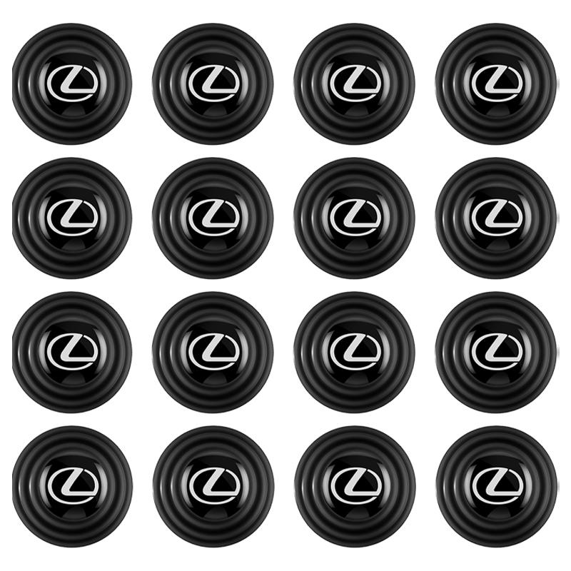 Car Door Anti-shock Silicone Pad Hood Trunk Anti-collision Stickers For Lexus LX GX CT200h EX300h RX450h IS300h IS250 NX RX GS
