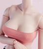 16 Scale Female Chest Replacement Parts Prop for 12-inch Action Figure Body, 16 Scale Female Action Figure Large Chest Decorative Accessory (White
