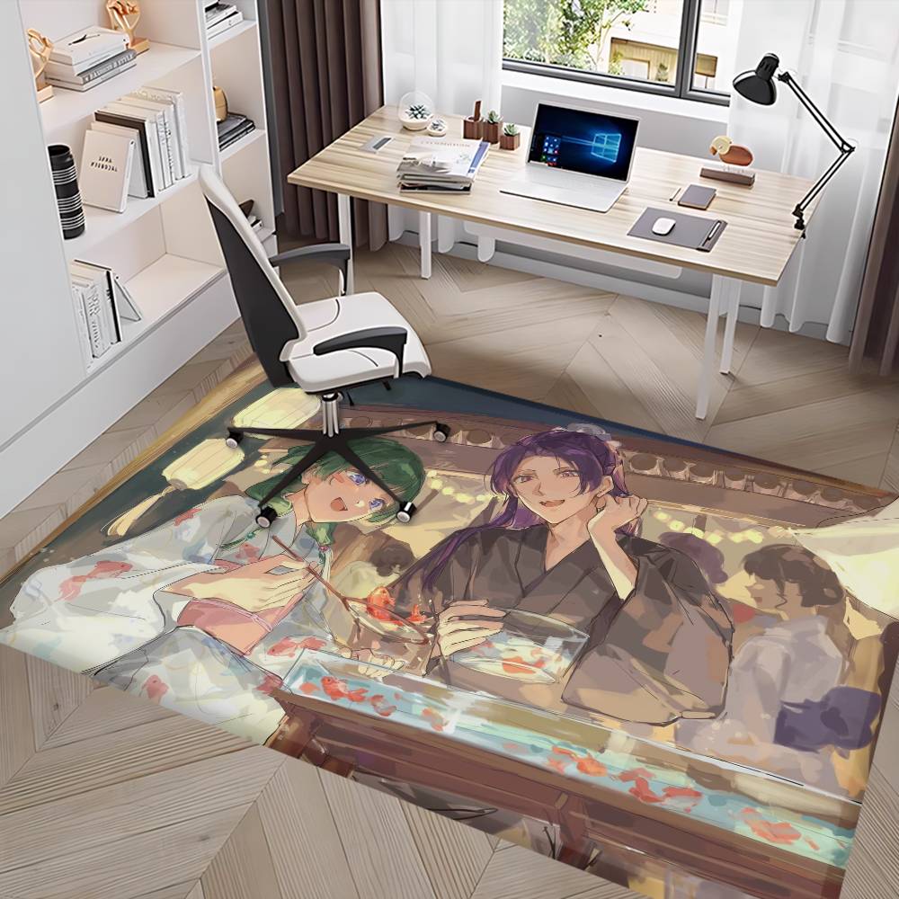 Maomao Jinshi A-Apothecary Diaries Hallway Carpet Washable Non-Slip Living Room Sofa Chairs Area Mat Kitchen Doormat Area Rug
