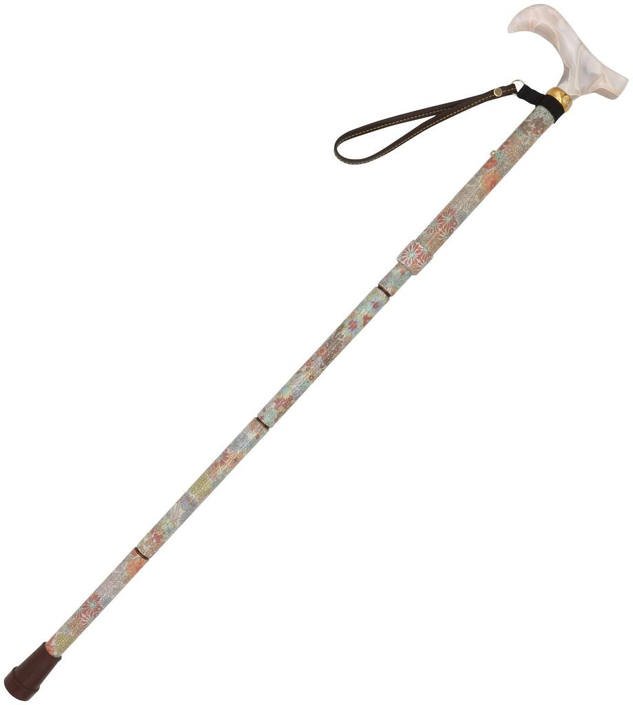 A beautiful and gentle folding cane adorned with Liberty Lightweight and stylish walking for heights approximately (Margaret Annie) print. women's