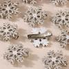 Super Flash High-end Diamond-studded Christmas Snowflake Hairpin Full of Diamond Metal Bangs Clip Hairpin Hair Accessories