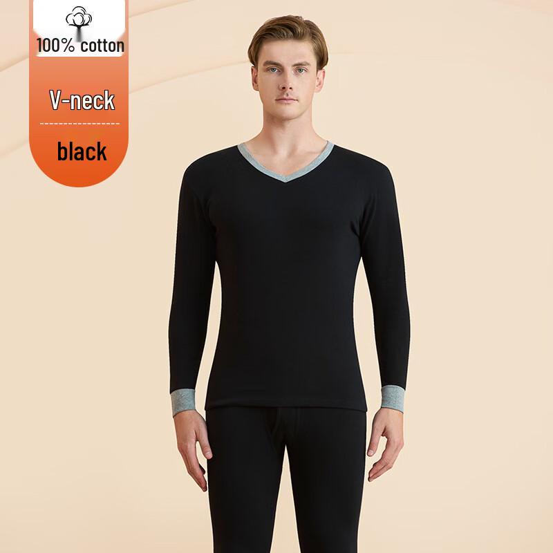 LangSha Men s Cotton Thermal Underwear Set