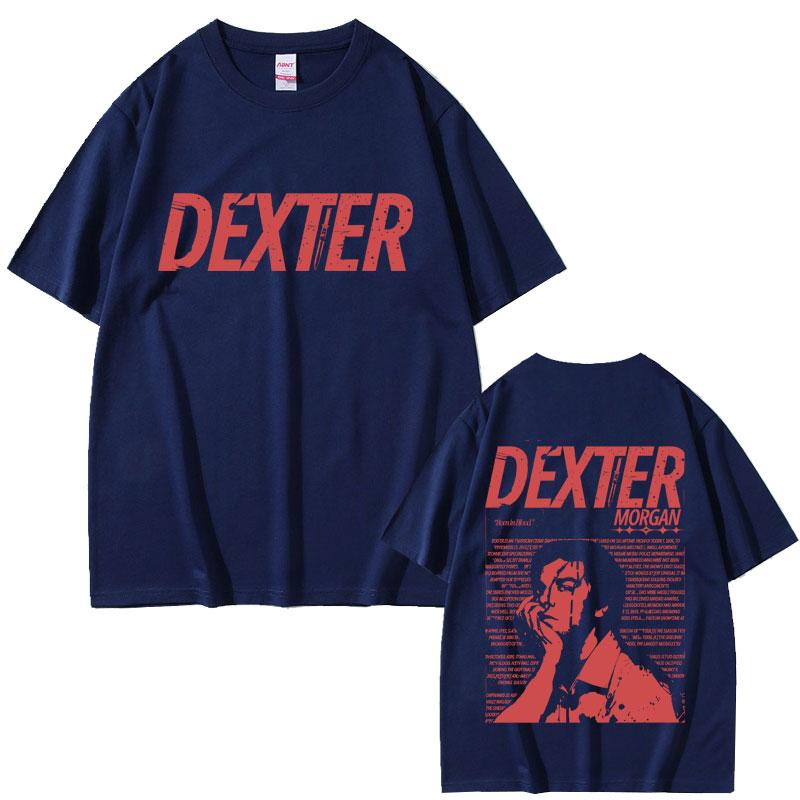 TV Play Dexter Morgan Graphic Tshirts Men Women 90s Vintage Oversized Short Sleeve T Shirts Mens Casual 100 Cotton Tshirt