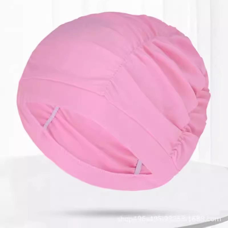 Stylish & Comfortable Women's Pleated Swim Cap for Long Hair & Larger Head Sizes – Ideal for Pool or Hot Spring Use