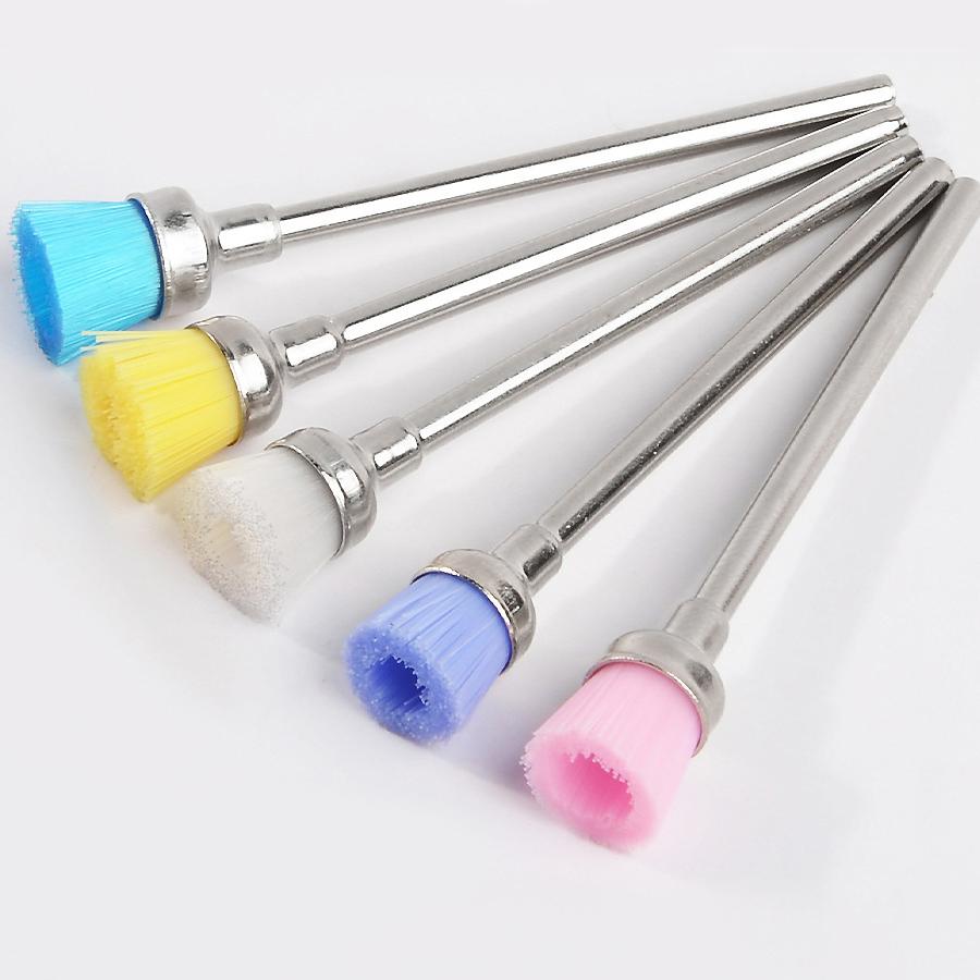 2 stücke Elektrische Nagel Reinigung Pinsel Professionelle Werkzeuge Für Nail art Maniküre Bohrer Bits Zubehör