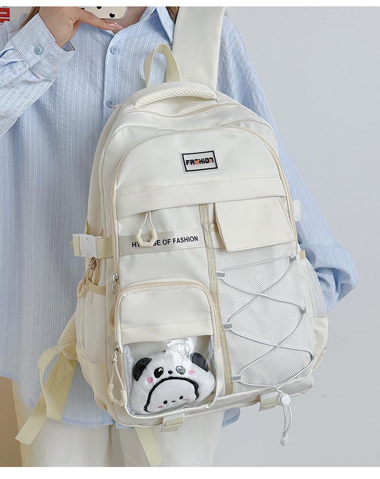 Rucksack mit großem Fassungsvermögen und wasserabweisendem Material mit Rückenschutz für Studenten und Paare