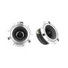 Pair Car Audio Speakers 4in Round 92dB 12V 35hz‑20khz Symmetrical Terminal Sound System Universal