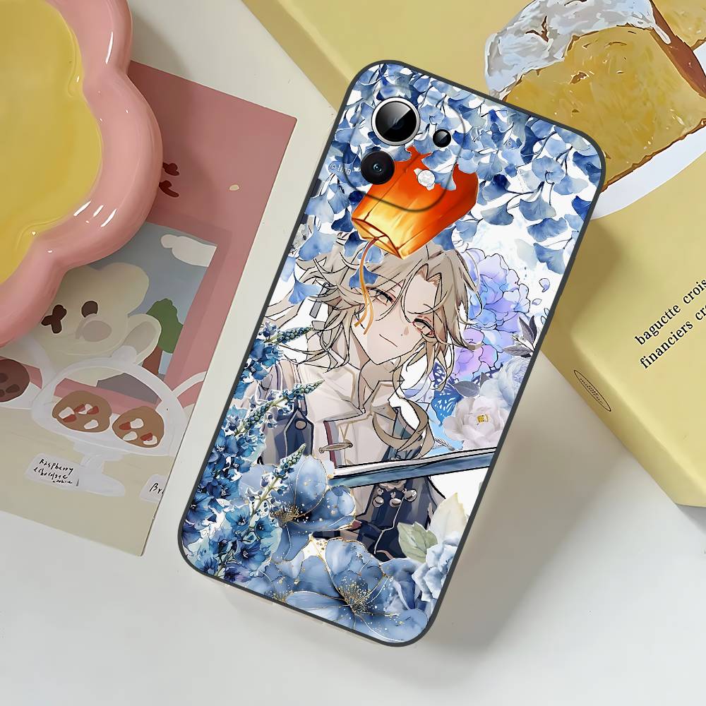 

Honkai Star Rail Yanqing Slim Black Shockproof Phone Case: Snug Fit For Xiaomi 12,11,12S Ultra Redmi Note 11,10T,9,9A,8Pro,8T,5G RedmiNote10pro
