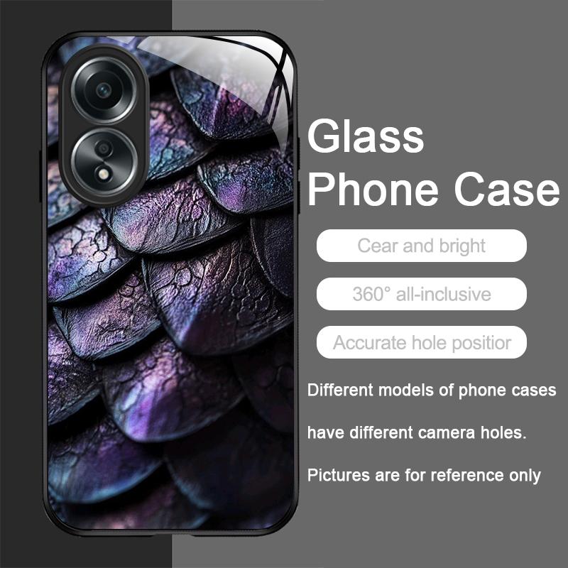 Art Black Golden Scale Texture Printed Tempered Glass Phone Case for Xiaomi 14 Pro+ 15 Ultra 15T 14T 13 12 11T Lite 10 5G Cover